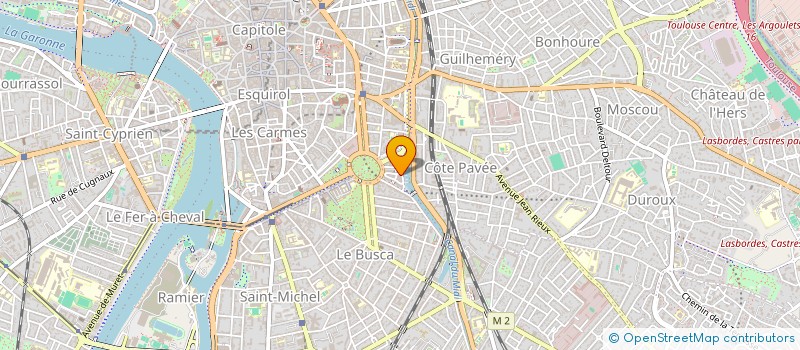 localisation de l'entreprise MADAME ELISABETH VILARDELL à TOULOUSE