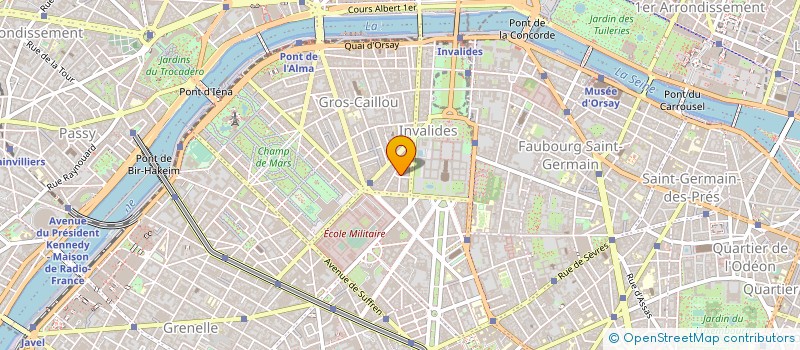 localisation de l'entreprise MADAME ELISABETH VILLEFRANCHE à PARIS
