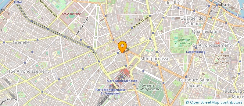 localisation de l'entreprise MADAME ELISABETH VINCENT  PARIS