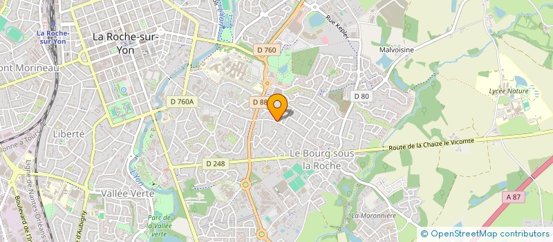 localisation de l'entreprise MADAME ELISABETH VIOLLEAU à LA ROCHE-SUR-YON