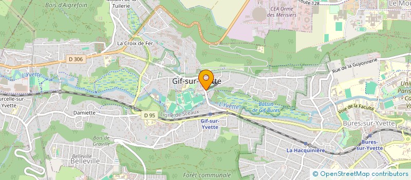 localisation de l'entreprise MADAME ELISABETH VIRY à GIF-SUR-YVETTE