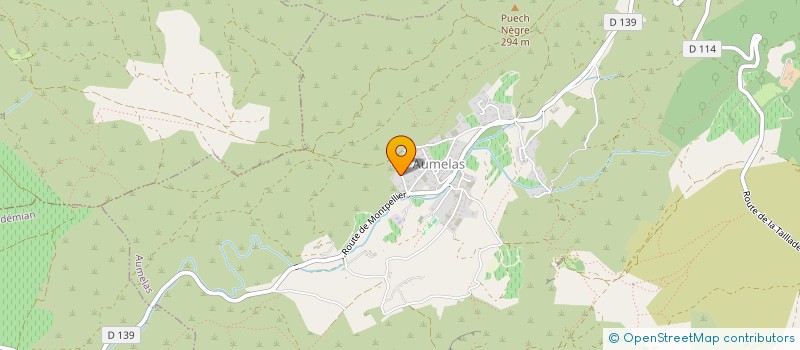 localisation de l'entreprise MADAME ELISABETH VORAMWALD  AUMELAS