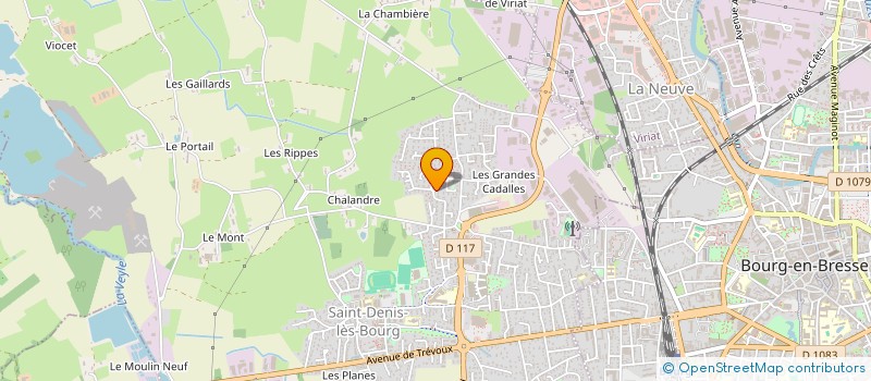 localisation de l'entreprise MADAME ELISABETH VUILLOD à SAINT-DENIS-LES-BOURG