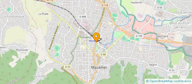 localisation de l'entreprise MADAME ELISABETH WACHTER  MAZAMET