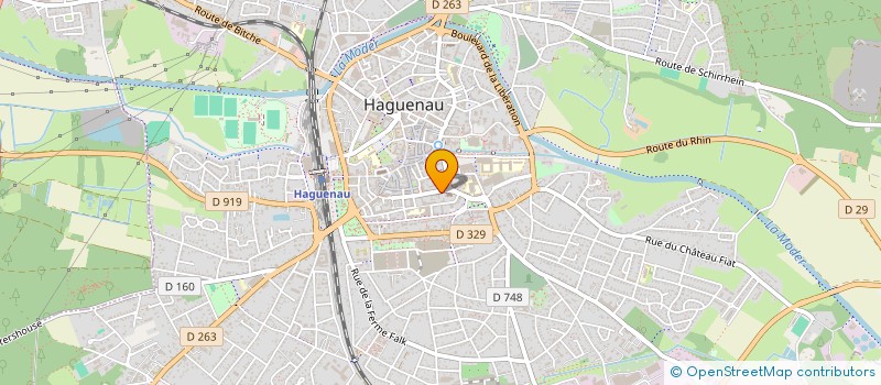 localisation de l'entreprise MADAME ELISABETH WACHTER  HAGUENAU