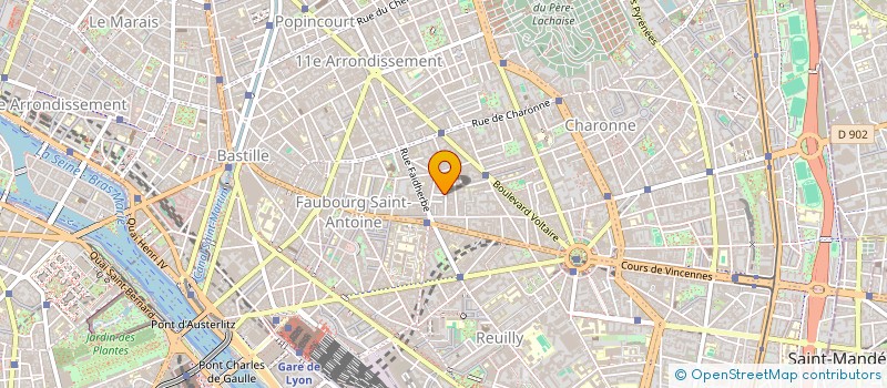 localisation de l'entreprise MADAME ELISABETH WALCKER  PARIS