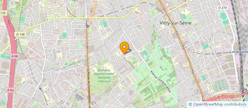 localisation de l'entreprise MADAME ELISABETH WANANI-NDOMBASI  VITRY-SUR-SEINE