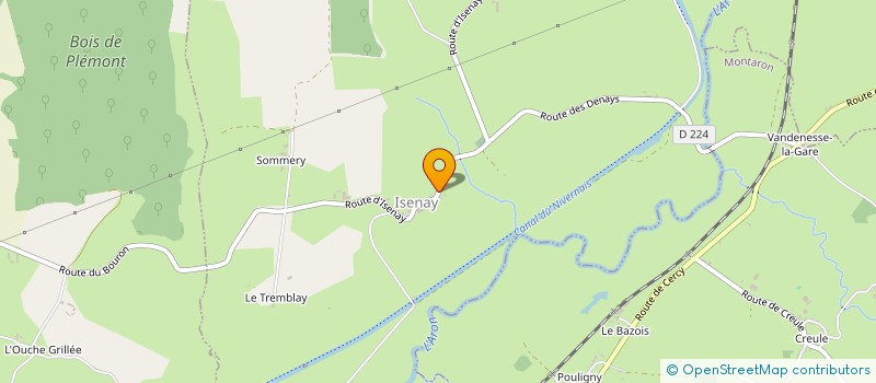 localisation de l'entreprise MADAME ELISABETH WERKMAN  ISENAY