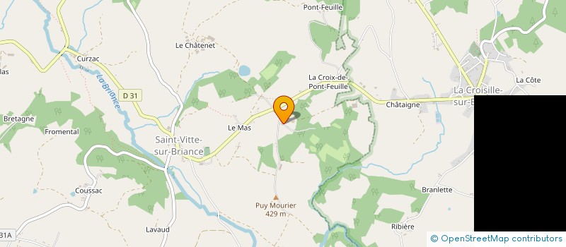 localisation de l'entreprise MADAME ELISABETH WHITLOCK  SAINT-VITTE-SUR-BRIANCE