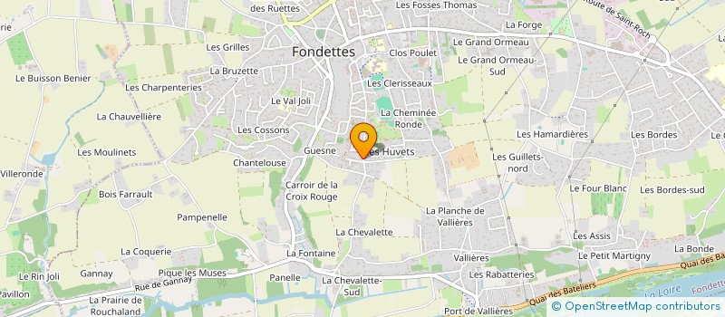 localisation de l'entreprise MADAME ELISABETH WILLIAMS à FONDETTES