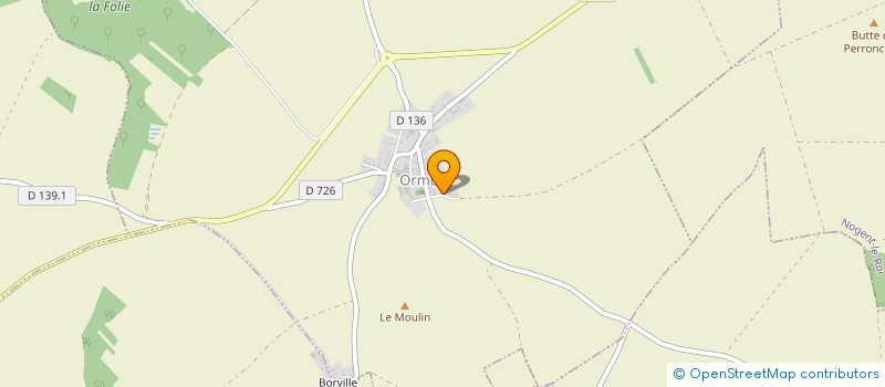 localisation de l'entreprise MADAME ELISABETH YOUNG à ORMOY
