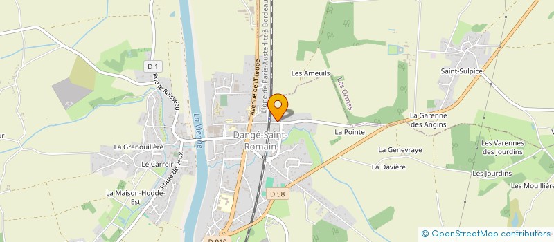 localisation de l'entreprise MADAME ELISABETTA BALOUZAT  DANGE-SAINT-ROMAIN