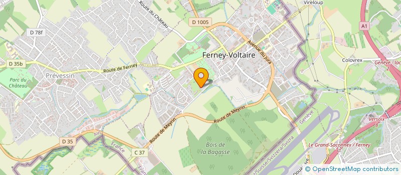 localisation de l'entreprise MADAME ELISABETTA MARELLI à FERNEY-VOLTAIRE