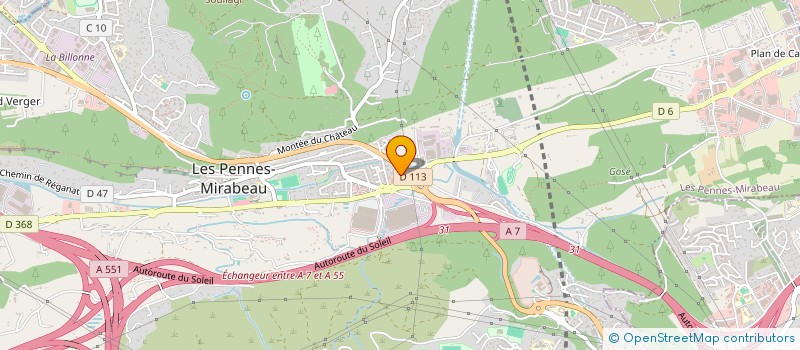 localisation de l'entreprise MADAME ELISAMA SINN DE JESUS à LES PENNES-MIRABEAU