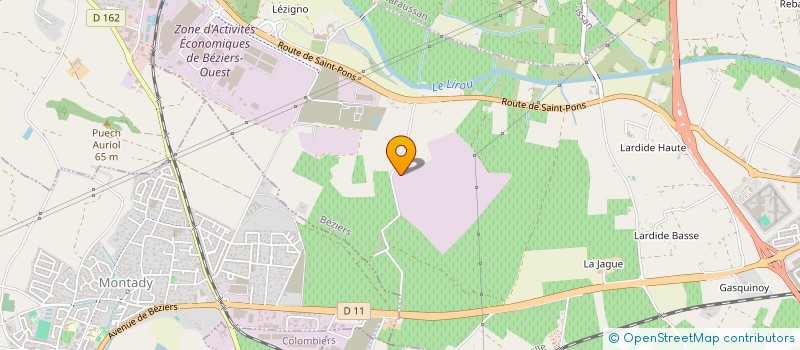 localisation de l'entreprise MADAME ELISANGELA BUTAKKA DE ALMEIDA  BEZIERS