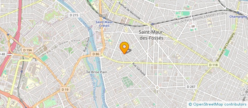 localisation de l'entreprise MADAME ELISAVETA TULUC  SAINT-MAUR-DES-FOSSES