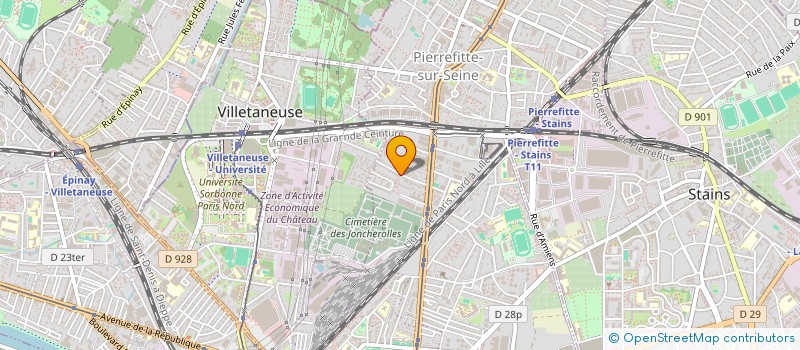 localisation de l'entreprise MADAME ELISE-ABEL ULYSSE à PIERREFITTE-SUR-SEINE