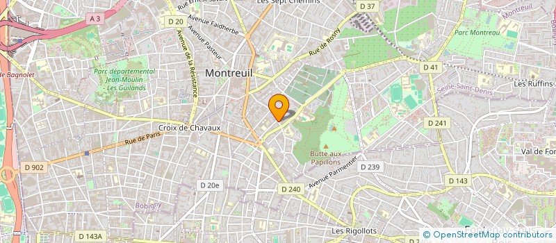 localisation de l'entreprise MADAME ELISE AGUADISCH à MONTREUIL