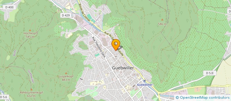 localisation de l'entreprise MADAME ELISE AKTAN  GUEBWILLER