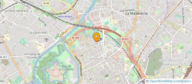 localisation de l'entreprise MADAME ELISE ALAVOINE à LILLE