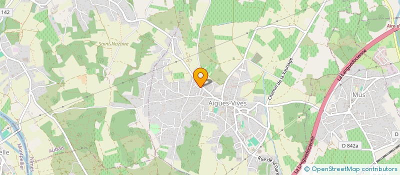 localisation de l'entreprise MADAME ELISE ALLIROL  AIGUES-VIVES