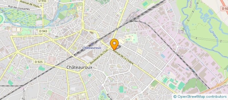localisation de l'entreprise MADAME ELISE AMARTIN à CHATEAUROUX