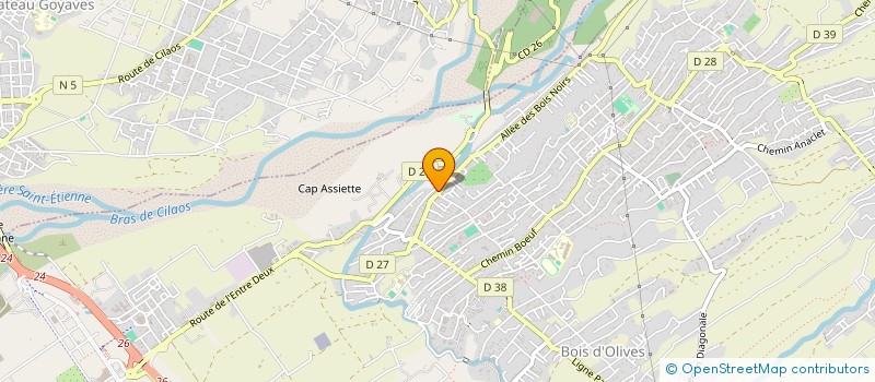 localisation de l'entreprise MADAME ELISE ANGLADON  SAINT-PIERRE