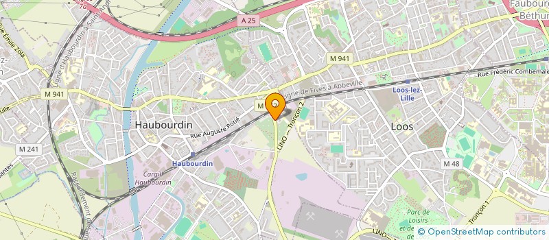 localisation de l'entreprise MADAME ELISE ANSAR  HAUBOURDIN