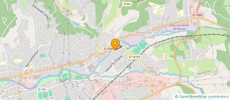 localisation de l'entreprise MADAME ELISE ARCHEREAU  MALEMORT