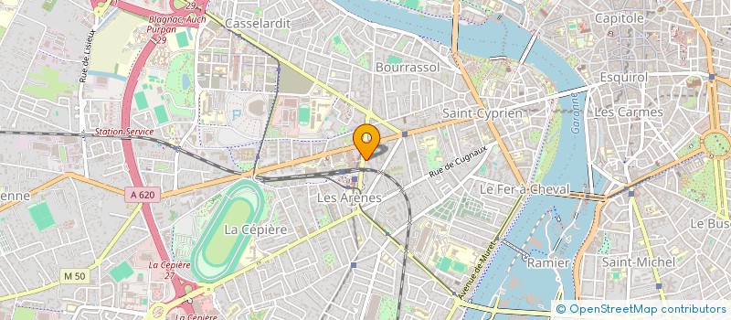 localisation de l'entreprise MADAME ELISE ARNAL à TOULOUSE