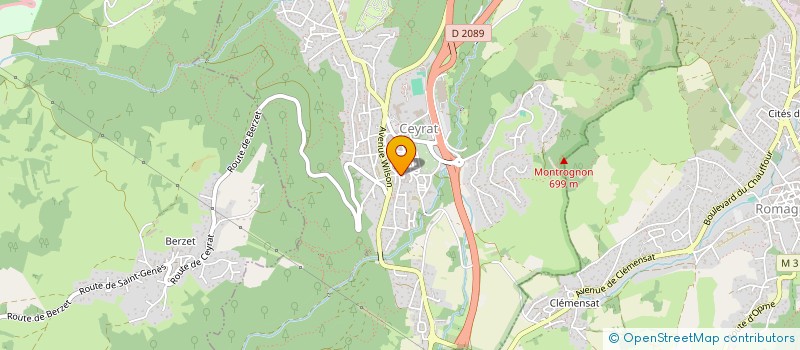 localisation de l'entreprise MADAME ELISE ARNAUD  CEYRAT