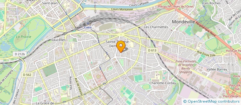 localisation de l'entreprise MADAME ELISE AUBRY à CAEN