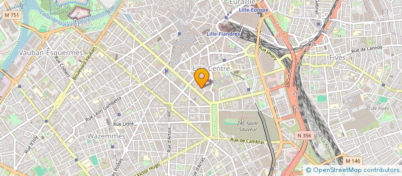 localisation de l'entreprise MADAME ELISE BADINA à LILLE