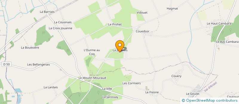 localisation de l'entreprise MADAME ELISE BAGOT  VAL D'ANAST