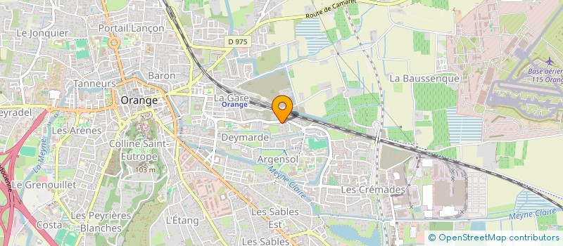 localisation de l'entreprise MADAME ELISE BALZI  ORANGE