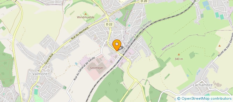 localisation de l'entreprise MADAME ELISE BAPST  BOUXWILLER