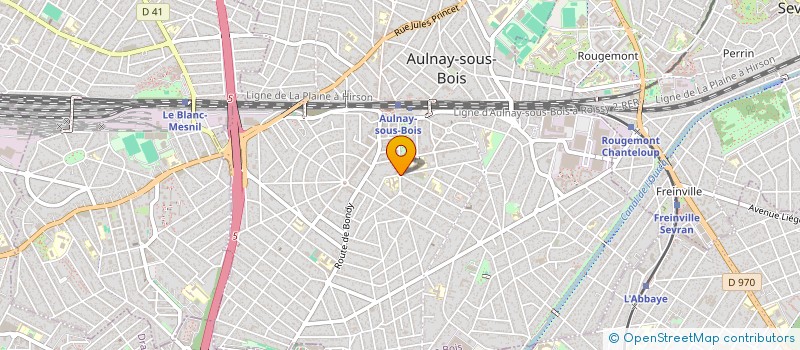 localisation de l'entreprise MADAME ELISE BARANIACK à AULNAY-SOUS-BOIS