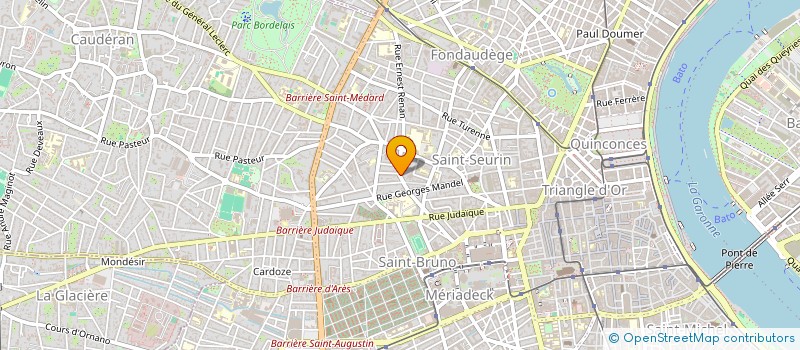 localisation de l'entreprise MADAME ELISE BARON  BORDEAUX