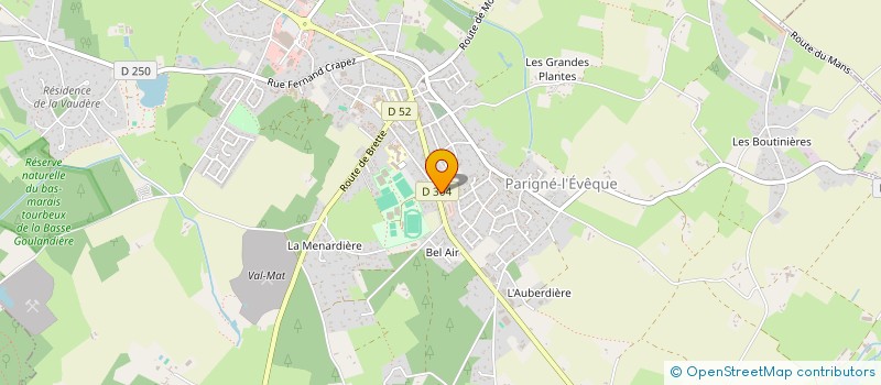 localisation de l'entreprise MADAME ELISE BARRE à PARIGNE-L'EVEQUE