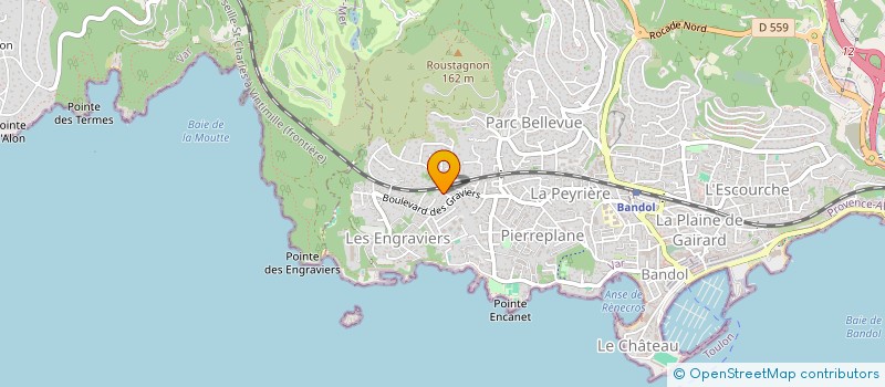 localisation de l'entreprise MADAME ELISE BARTHELEMY  BANDOL