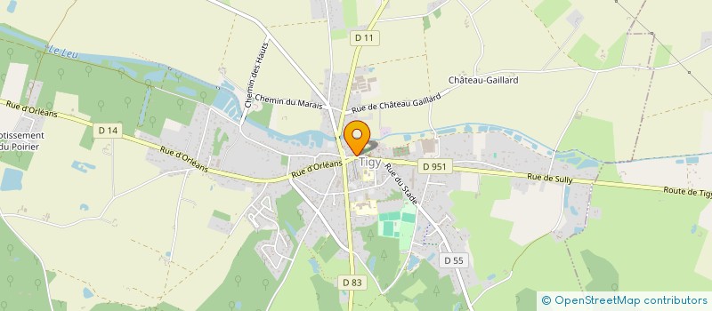 localisation de l'entreprise MADAME ELISE BAUDEZ à TIGY