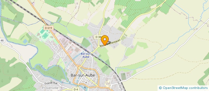 localisation de l'entreprise MADAME ELISE BAUDOUIN à BAR-SUR-AUBE