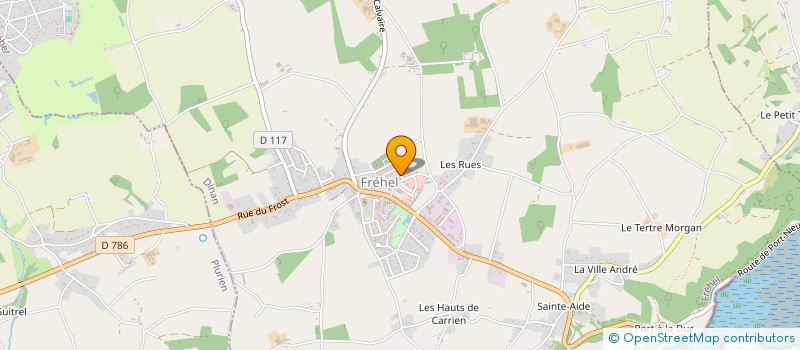 localisation de l'entreprise MADAME ELISE BEAUJEAN  FREHEL