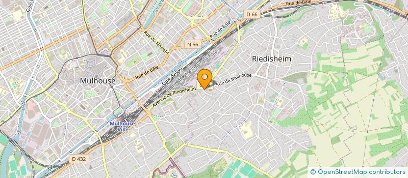 localisation de l'entreprise MADAME ELISE BELGUIDOUM à MULHOUSE