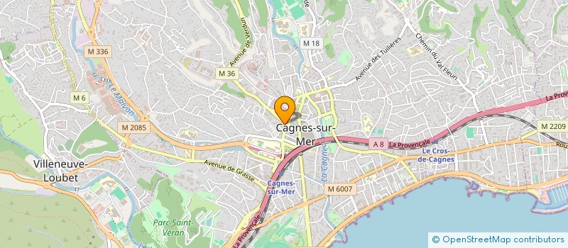 localisation de l'entreprise MADAME ELISE BENHAMOU à CAGNES-SUR-MER
