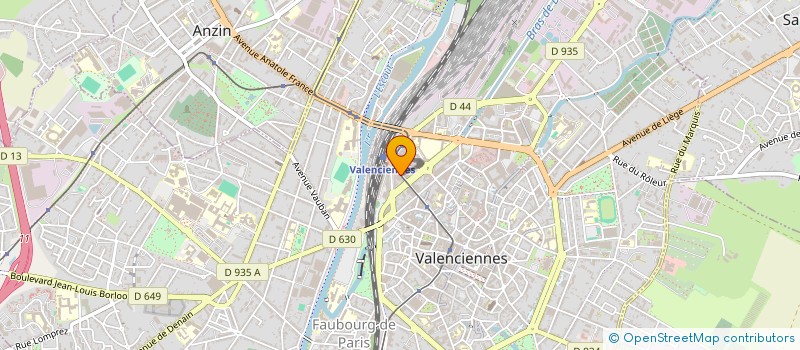 localisation de l'entreprise MADAME ELISE BERTHE  VALENCIENNES