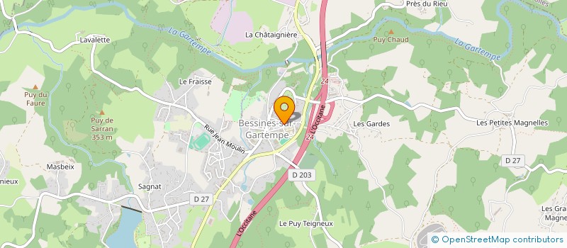 localisation de l'entreprise MADAME ELISE BERTHONNET à BESSINES-SUR-GARTEMPE