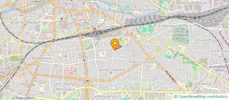 localisation de l'entreprise MADAME ELISE BEUNIER  RENNES