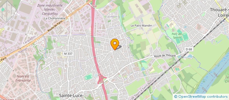 localisation de l'entreprise MADAME ELISE BLANCHARD  SAINTE-LUCE-SUR-LOIRE