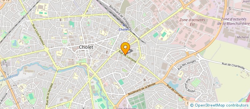 localisation de l'entreprise MADAME ELISE BLANLOEIL à CHOLET